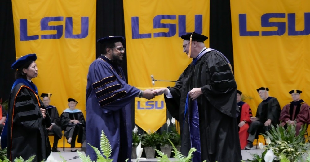 Student at graduation