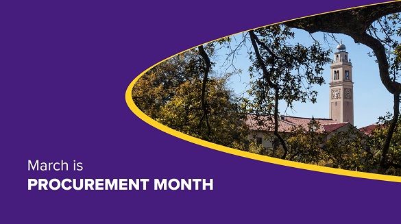 March is Procurement Month