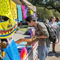 Student learns more at Hispanic showcase.