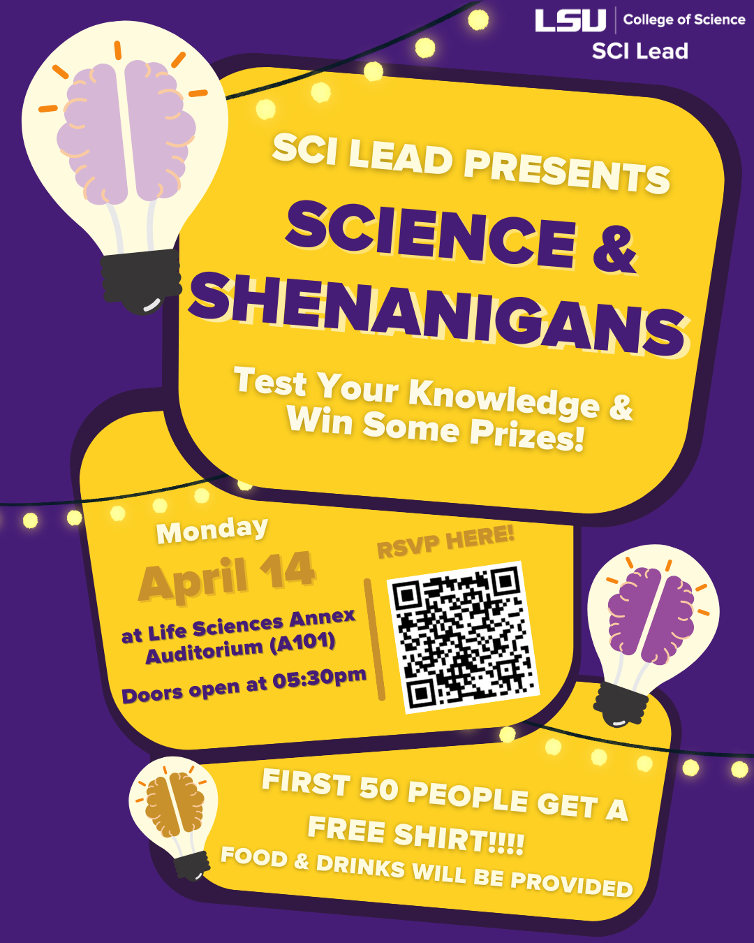 Science and Shenanigans Flyer